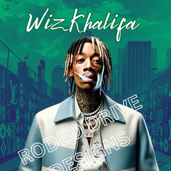 Wiz Khalifa Poster Print 11x17 Hip Hop Legend Wiz Khalifa Wall Artwork - Picture 2 of 2